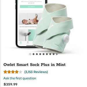 Owlet smart baby safety sleep sock